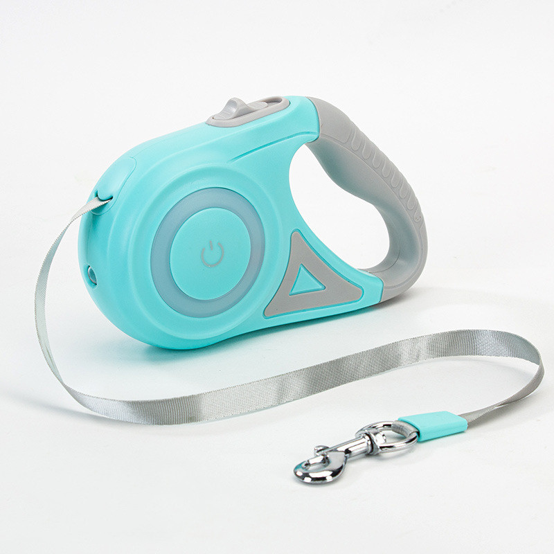 Dog Leash Retractable Leash And Dog Collar Spotlight Automatic Pet Dog Cat Traction Rope For Small M