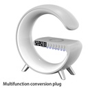 New Intelligent G Shaped LED Lamp Bluetooth Speake Wireless Charger Atmosphere Lamp App Control For 